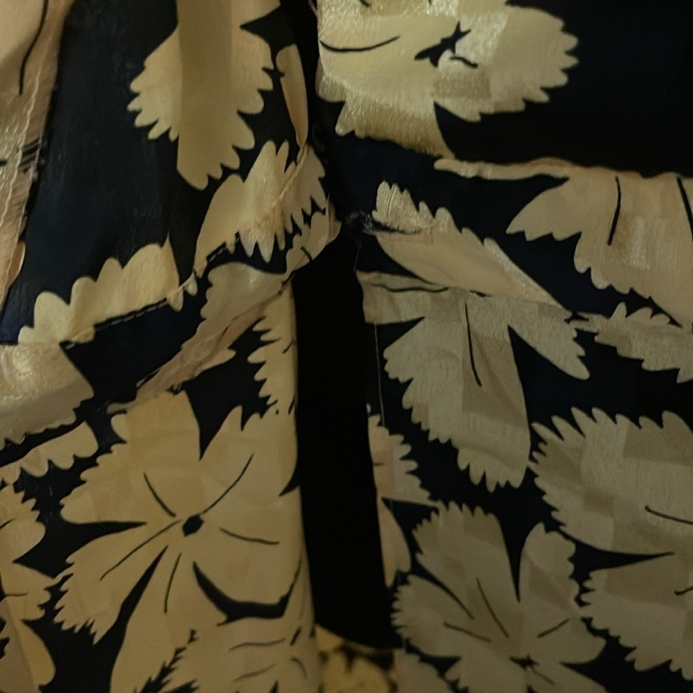 Vintage Cliche New York Paris floral wrap dress 16 - Picture 8 of 11
